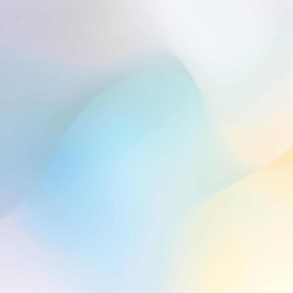 Warm coral and teal abstract gradient blend suggesting gentle rejuvenation and balance