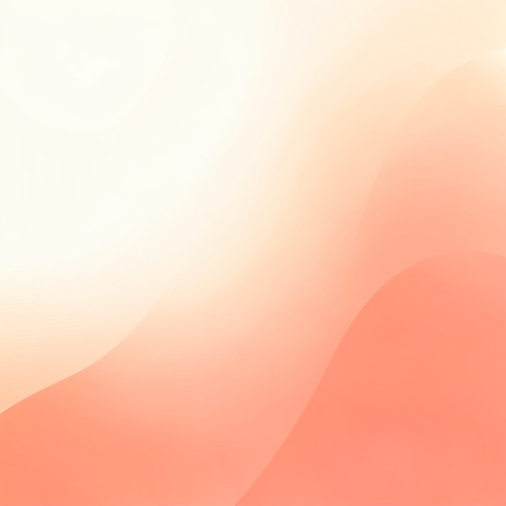 Soft abstract gradient in warm cream and coral tones, conveying a sense of calm and healing