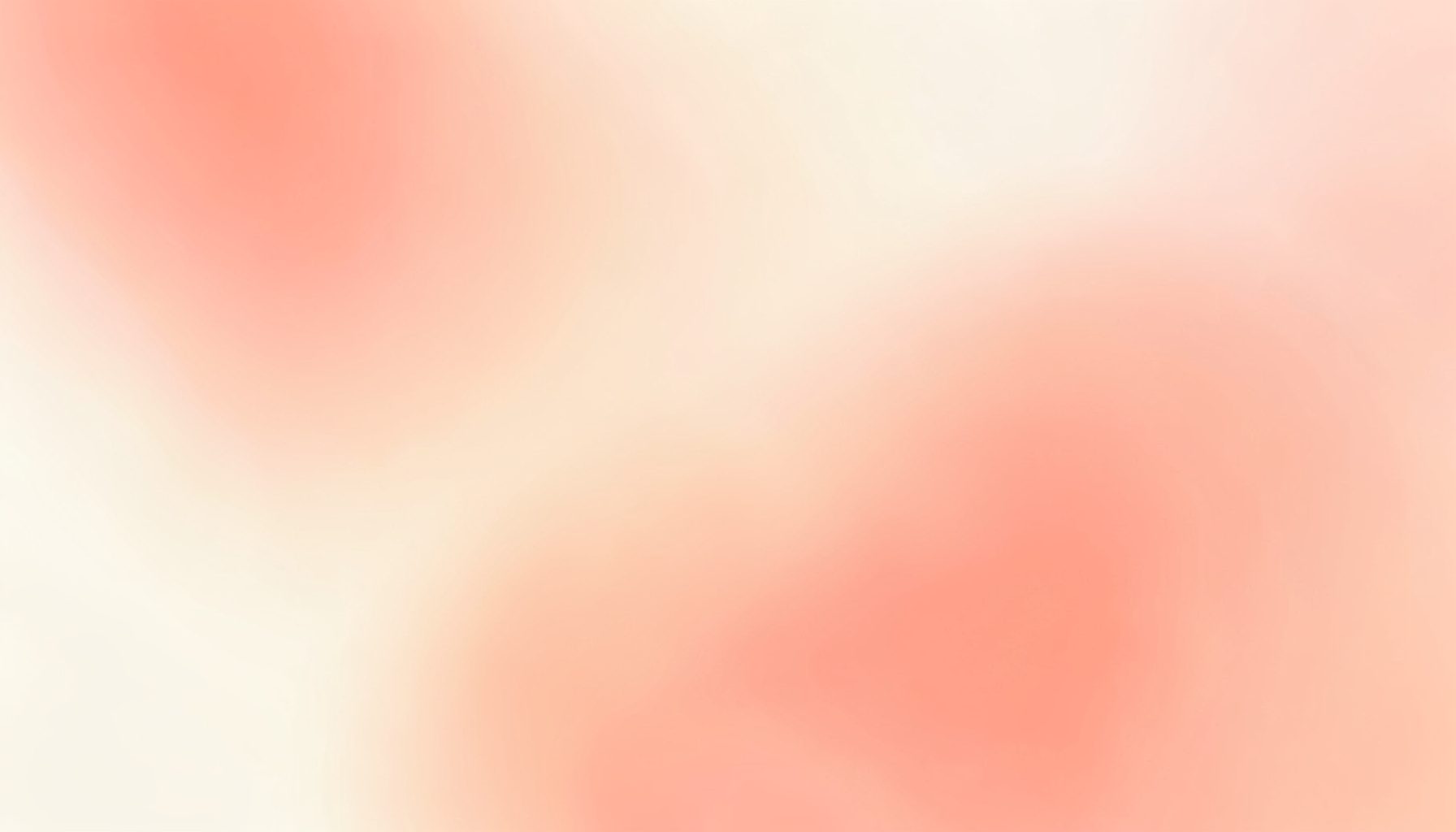 Soft abstract gradient blending coral and warm beige, suggesting a healing testimonial atmosphere