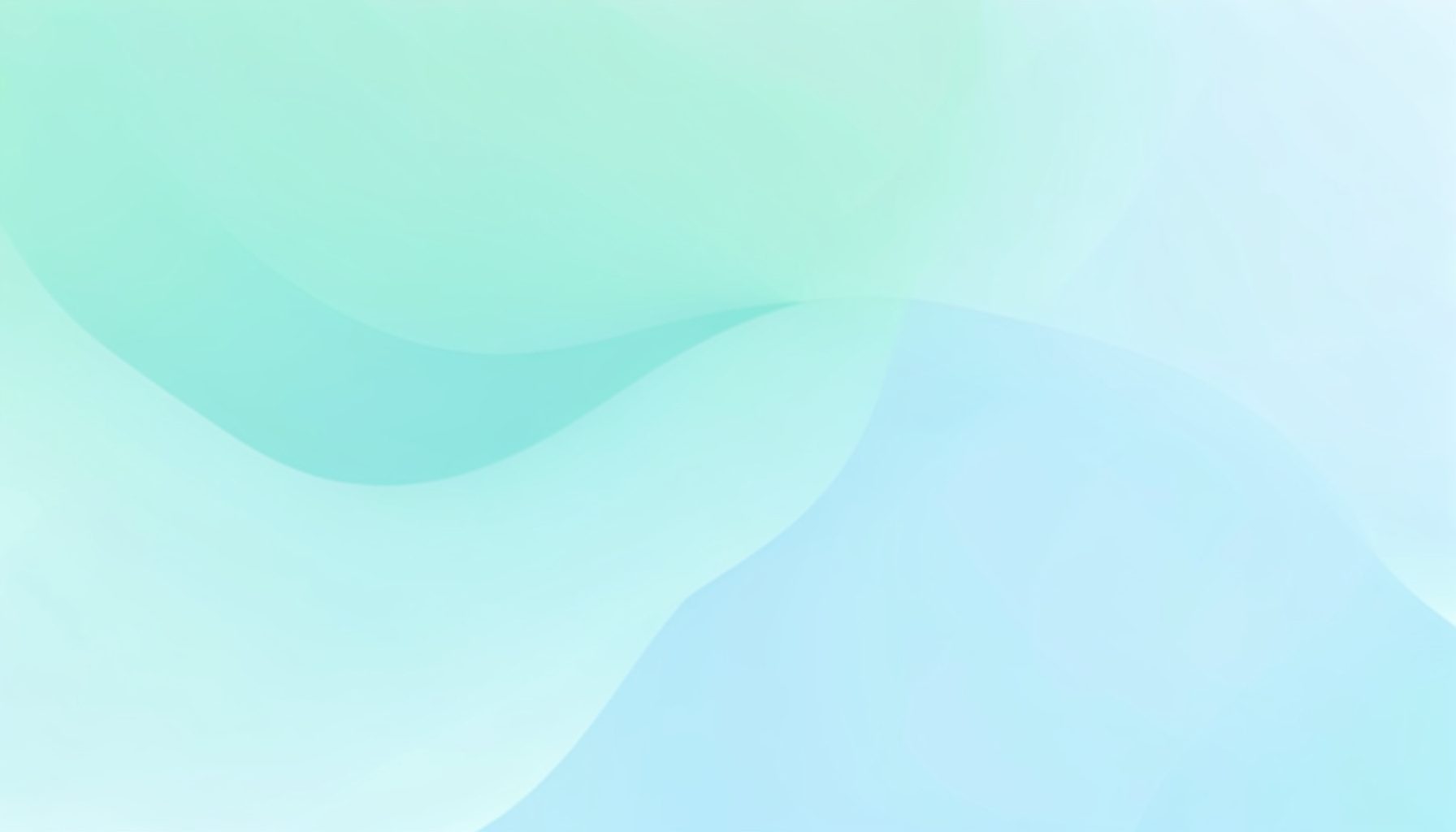 Abstract gradient in cool mint and pale blue, evoking respiratory ease and seasonal wellness